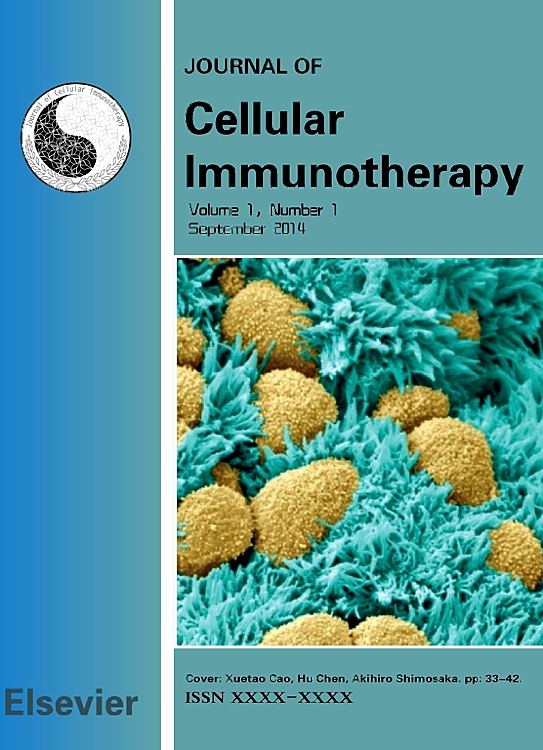 Go to journal home page - Journal of Cellular Immunotherapy